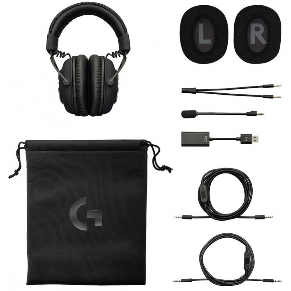 Garnitūra Logitech G PRO X Gaming Headset (981-000818/981-000820) - foto 2