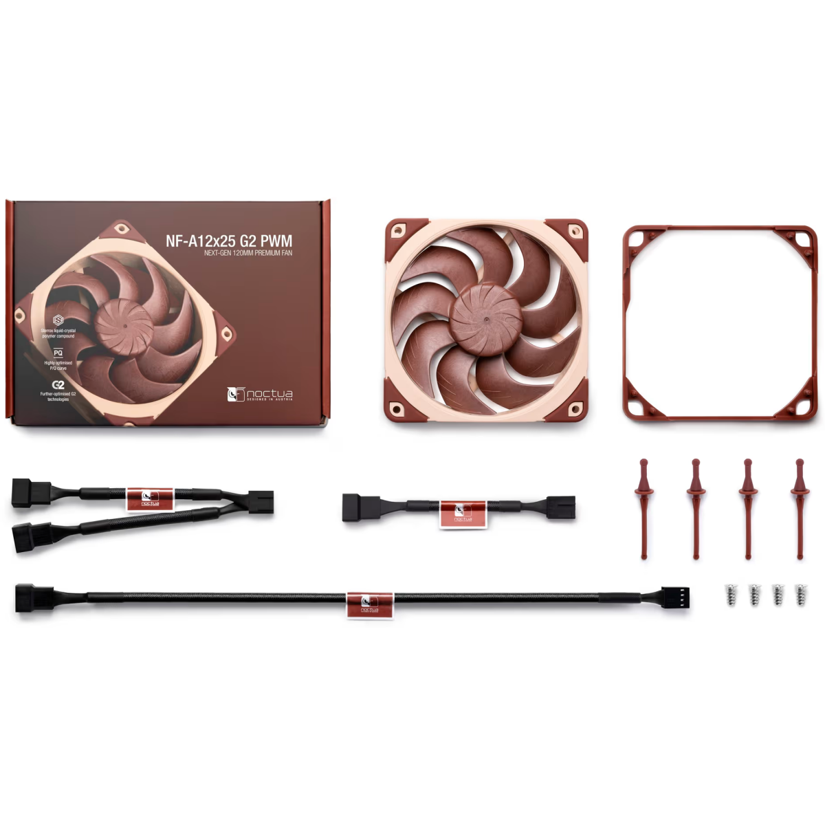Case Fan Noctua NF-A12x25 G2 PWM - photo 8