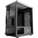 Datoru korpuss Powercase Mistral Micro Z3W Mesh LED White (CMIMZW-L3)