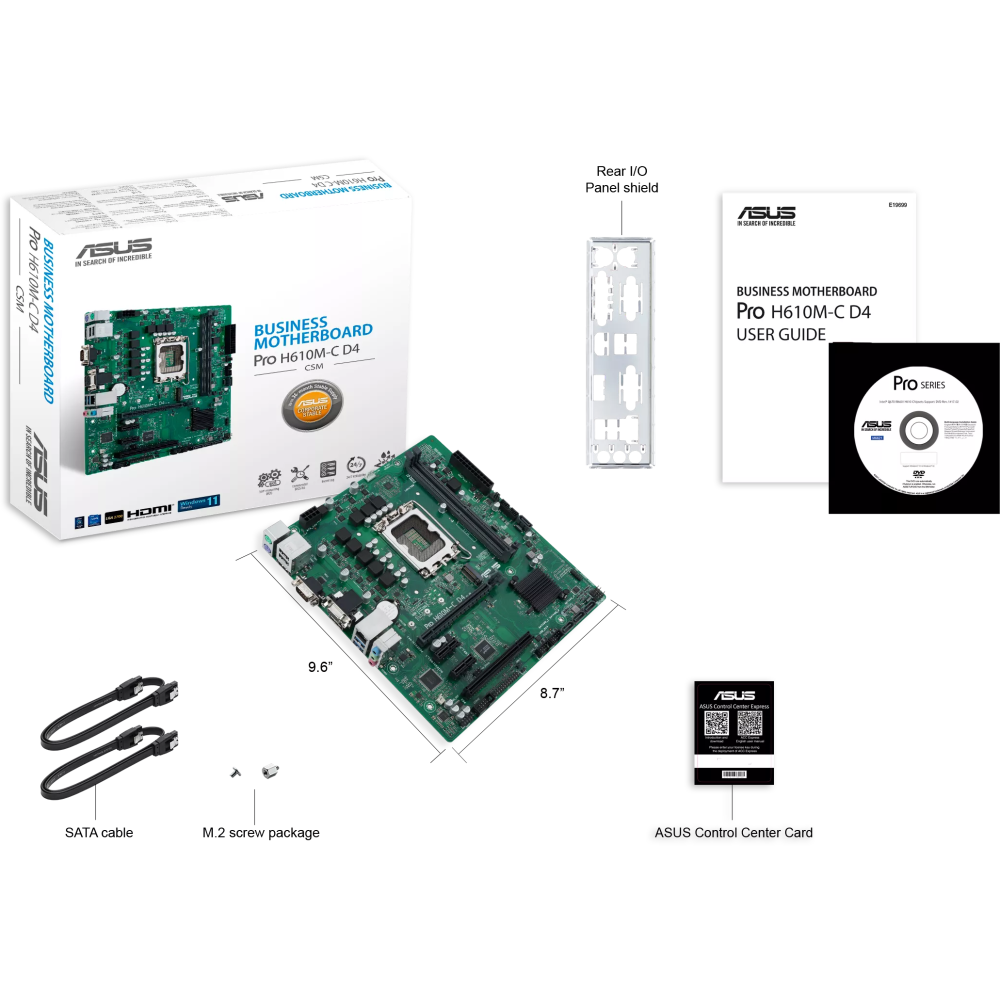 Mainboard ASUS PRO H610M-C D4-CSM - Foto 5