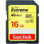 Carte mémoire 16Gb SD SanDisk Extreme (SDSDXNE-016G-GNCIN)