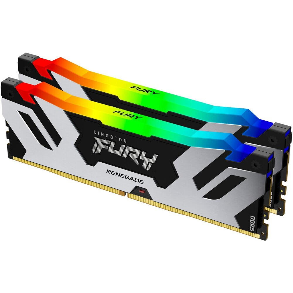 Arbeitsspeicher 32GB DDR5 6400MHz Kingston Fury Renegade RGB (KF564C32RSAK2-32) (2x16GB KIT)
