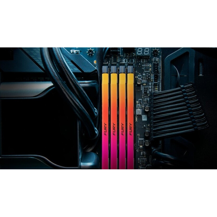 Arbeitsspeicher 32GB DDR5 6400MHz Kingston Fury Renegade RGB (KF564C32RSAK2-32) (2x16GB KIT) - Foto 6