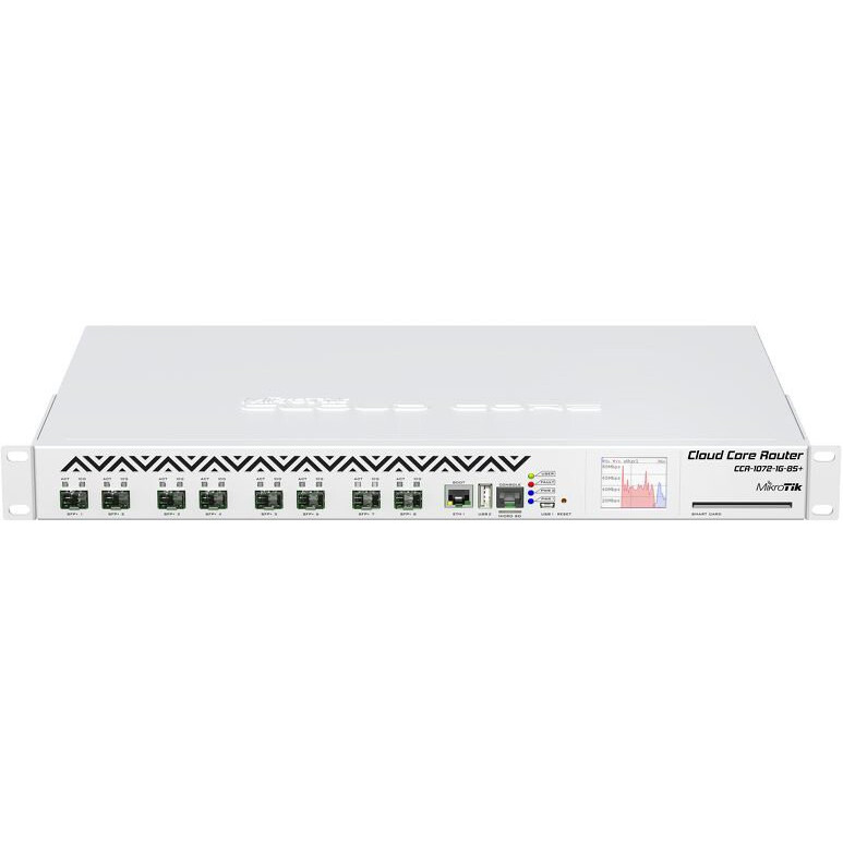 Maršrutētājs (rūteris) Mikrotik CCR1072-1G-8S+