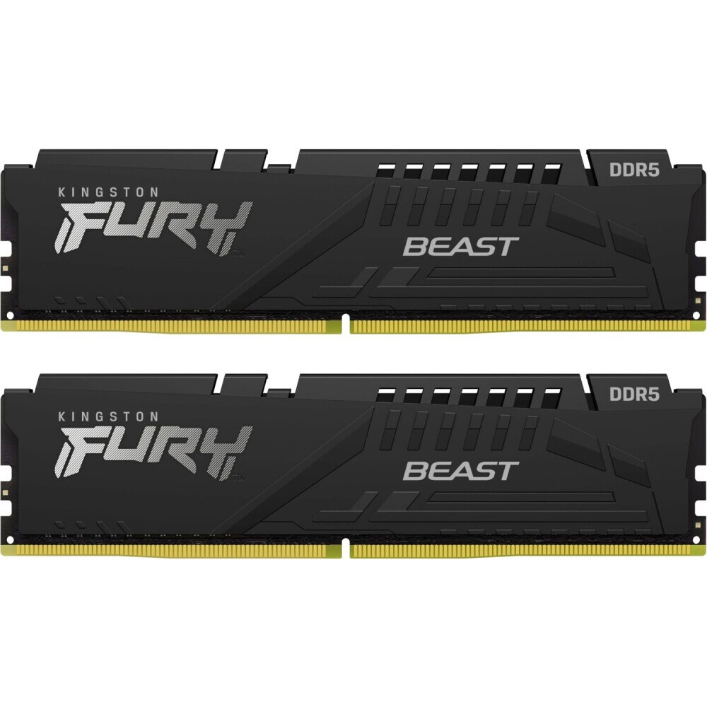 Arbeitsspeicher 64GB DDR5 5200MHz Kingston Fury Beast (KF552C40BBK2-64) (2x32GB KIT)