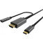 Kabelis USB Type-C - HDMI, 1.8m, VCOM CU423MCPD-1.8M - foto 3