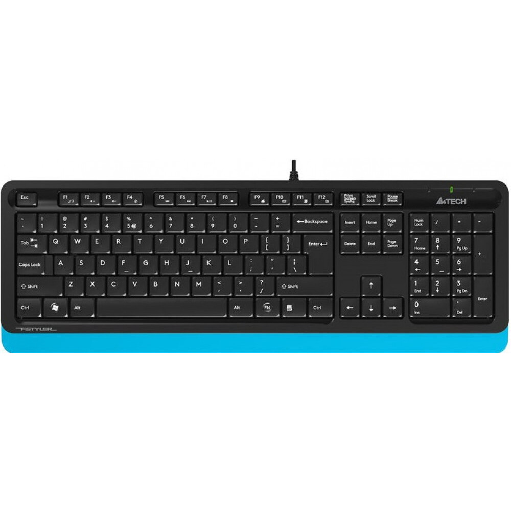Tastatūra + pele A4Tech Fstyler F1010 Black/Blue - foto 2