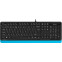 Tastatūra + pele A4Tech Fstyler F1010 Black/Blue - foto 2