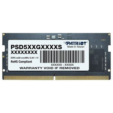 Arbeitsspeicher 8GB DDR5 5600MHz Patriot Signature Line SO-DIMM (PSD58G560041S)