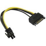 Pārejas savienojums SATA (M) - PCI-E 6pin, Orient C512 (30512)