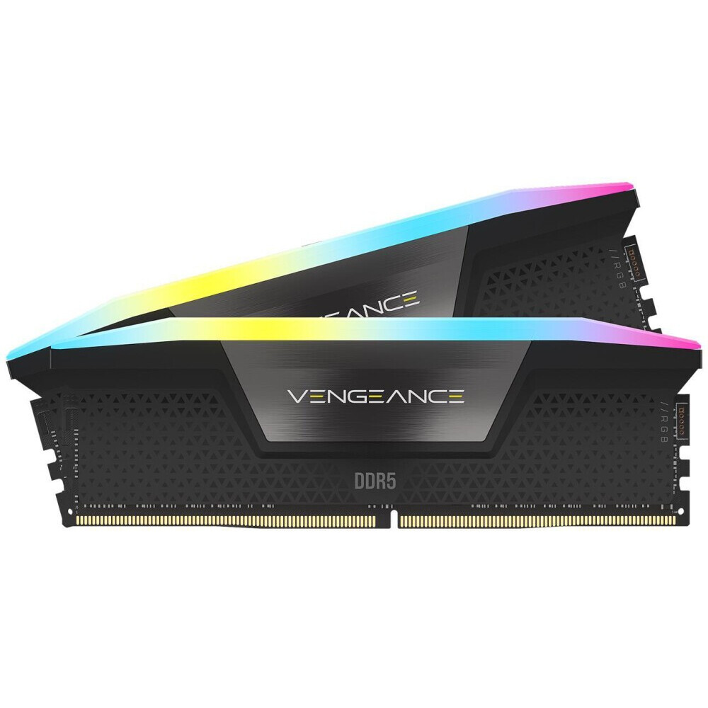 Mémoire vive 32GB DDR5 5600MHz Corsair Vengeance RGB (CMH32GX5M2B5600C40K) (2x16GB KIT)