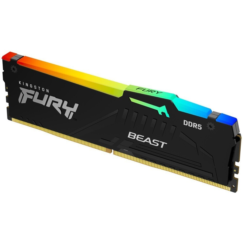 Arbeitsspeicher 16GB DDR5 5600MHz Kingston Fury Beast RGB (KF556C40BBA-16) - Foto 2