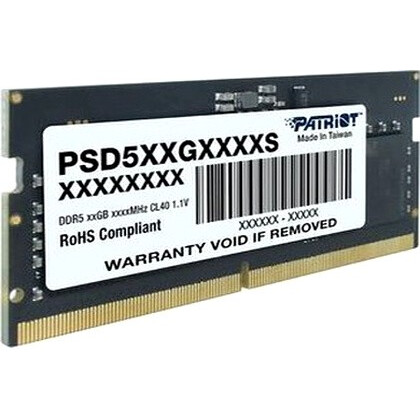 Mémoire vive 16GB DDR5 5600MHz Patriot Signature SO-DIMM (PSD516G560081S)