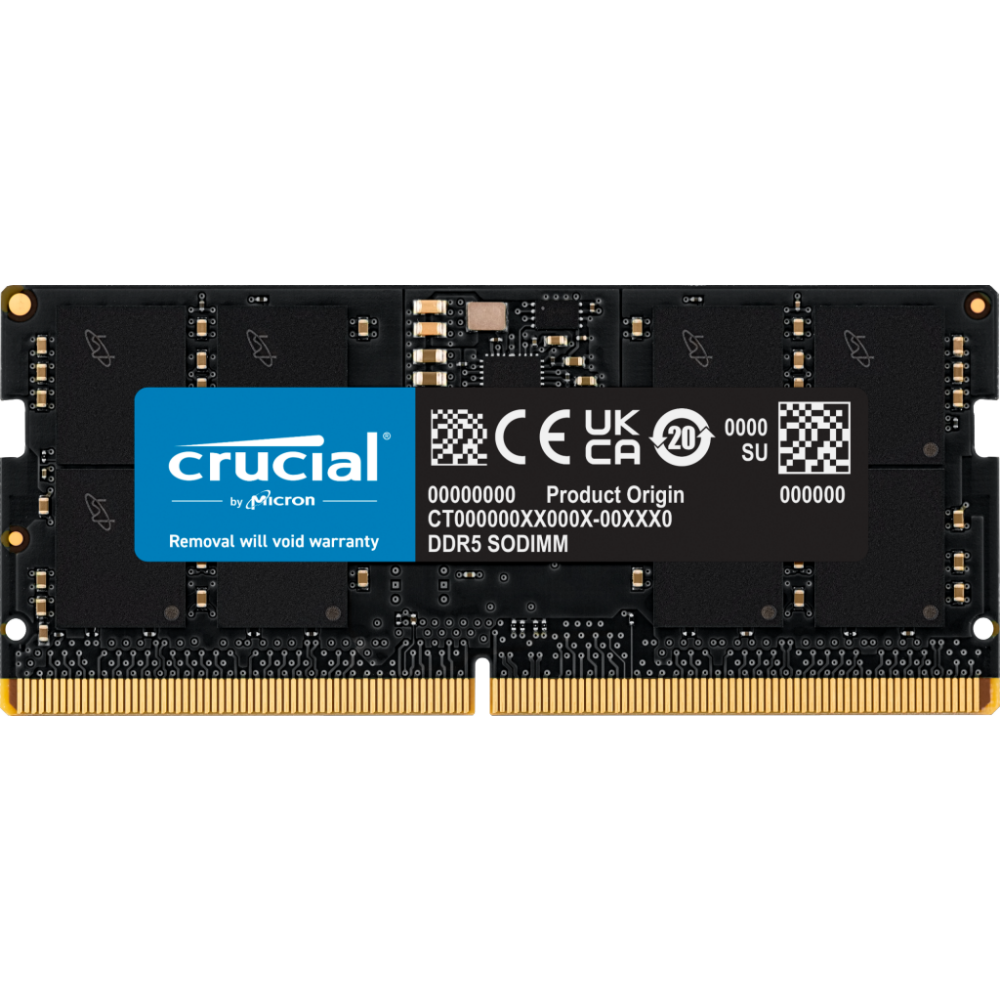 Arbeitsspeicher 16GB DDR5 4800MHz Crucial SO-DIMM (CT16G48C40S5)