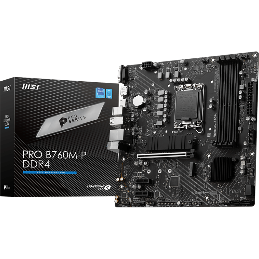 Motherboard MSI PRO B760M-P DDR4 - photo 5