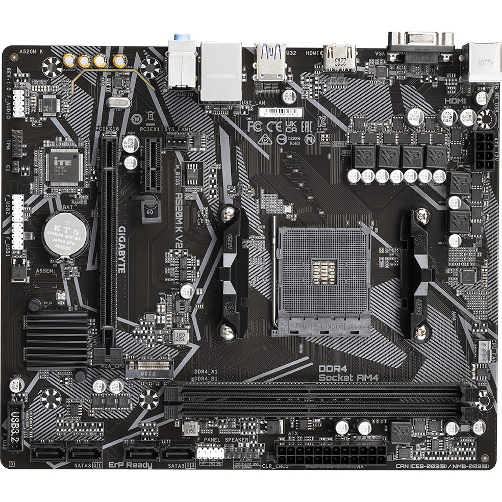 Carte mère Gigabyte A520M K V2 (rev. 1.0/1.1) - photo 3
