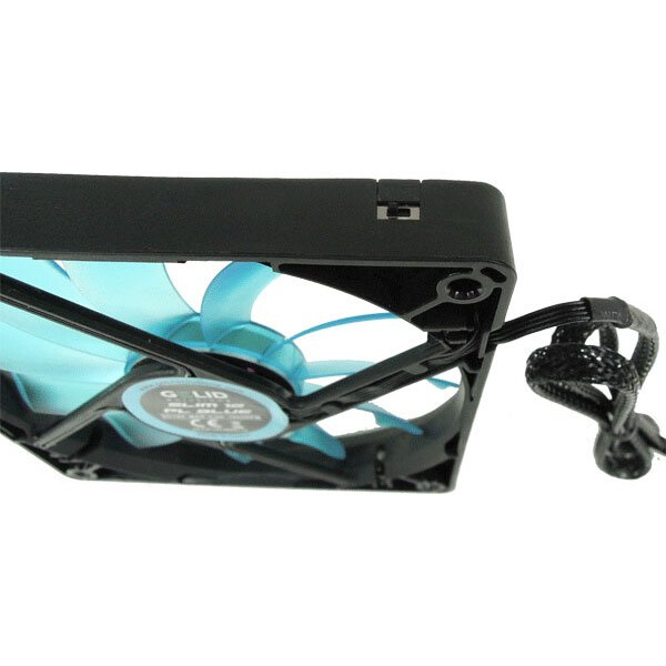 Korpusa dzesētājs GELID Slim 12 PL Blue (FN-FW12-SLIMBPL-16) - FN-FW12SLIMBPL-16 - foto 2