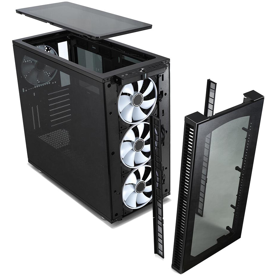 Datoru korpuss Fractal Design Define S2 Vision RGB TG Blackout - FD-CA-DEF-S2V-RGB-BKO-TGD - foto 12