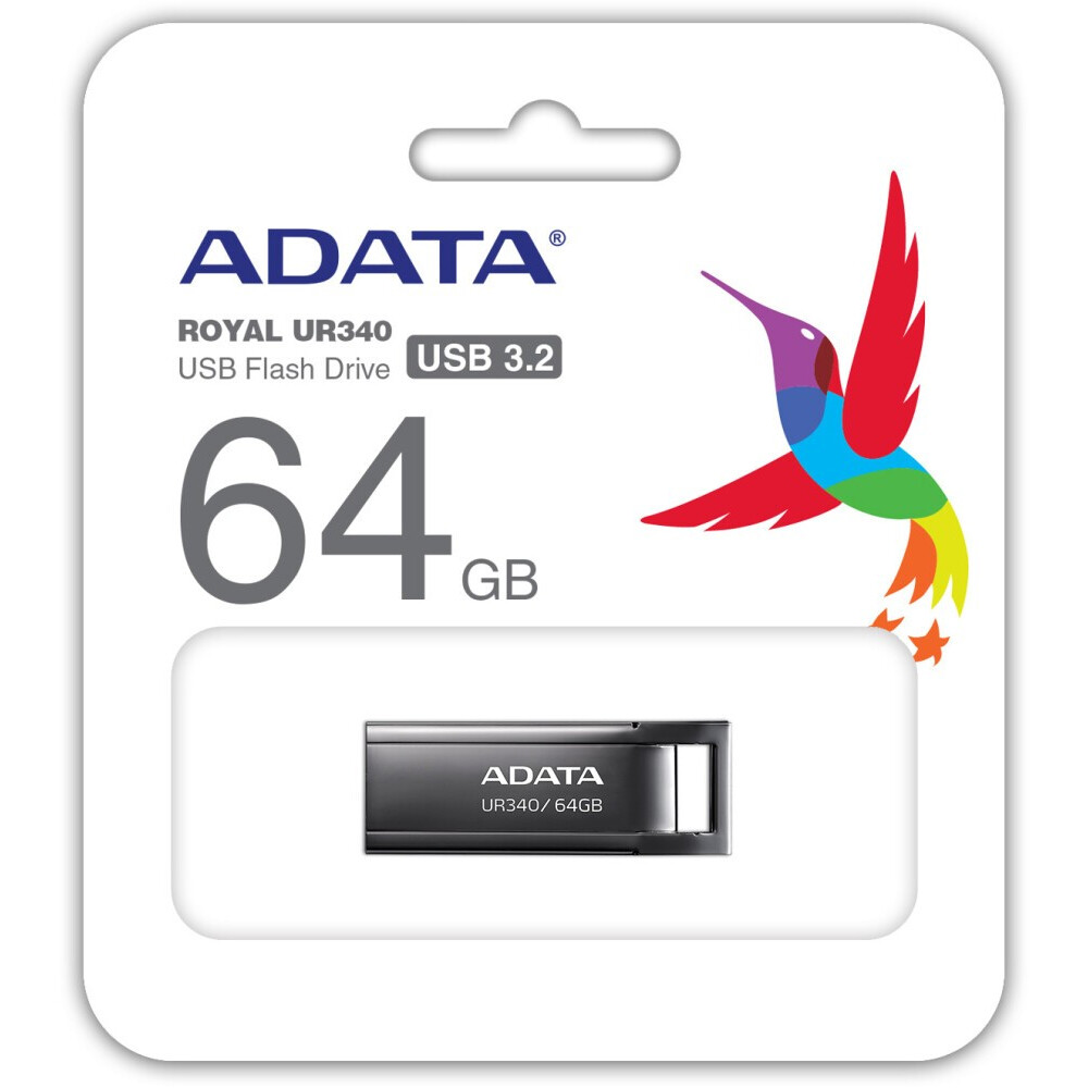 clé USB flash 64GB ADATA UR340 Black - AROY-UR340-64GBK - photo 5
