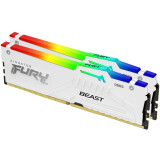 Arbeitsspeicher 64GB DDR5 6000MHz Kingston Fury Beast White RGB (KF560C36BWEAK2-64) (2x32GB KIT)