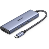 Docking station UGREEN Revodok 6-in-1 USB-C to HDMI Adapter Grey (CM511) (20956A)