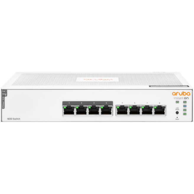 Commutateur (switch) HPE JL811A Instant On 1830 8G 4p Class4 PoE 65W