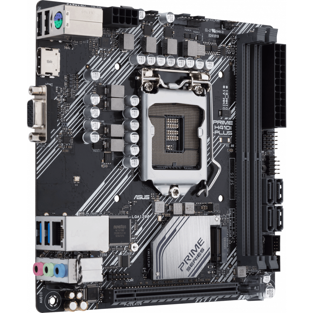 Pamatplate ASUS PRIME H410I-PLUS/CSM - foto 3