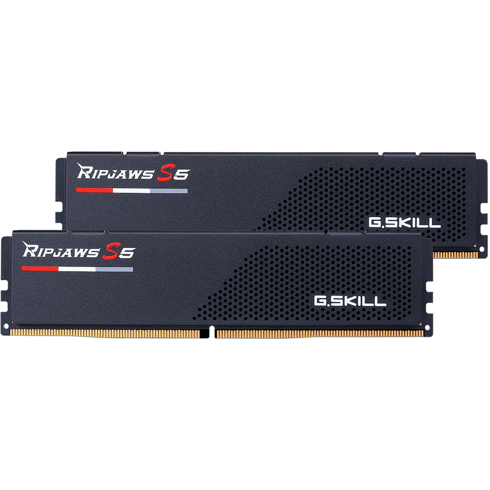Arbeitsspeicher 96GB DDR5 5600MHz G.Skill Ripjaws S5 (F5-5600J4040D48GX2-RS5K) (2x48GB KIT)