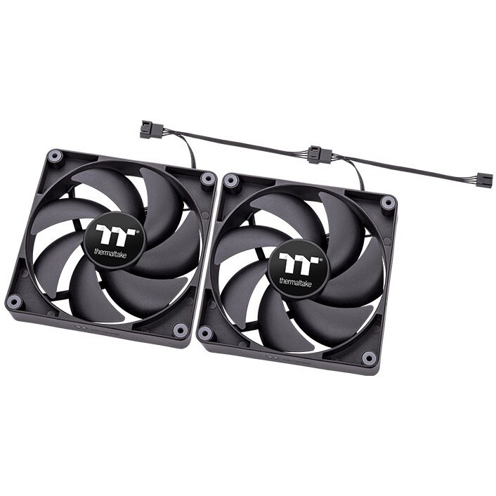 Case Fan Thermaltake CL-F147-PL12BL-A CT120 PC Cooling (2 Fan Pack)