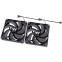 Case Fan Thermaltake CL-F147-PL12BL-A CT120 PC Cooling (2 Fan Pack)