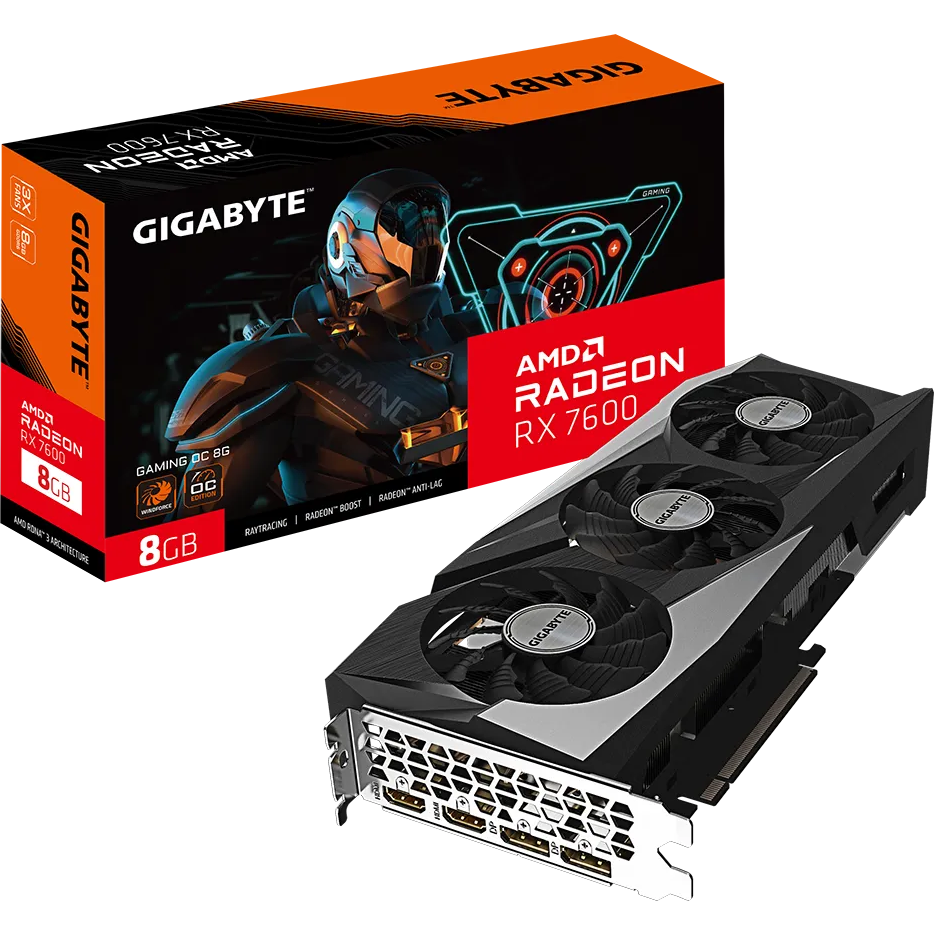 Carte graphique AMD Radeon RX 7600 Gigabyte 8GB (GV-R76GAMING OC-8GD) - photo 7