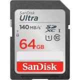 Carte mémoire 64GB SD SanDisk Ultra (SDSDUNB-064G-GN6IN)