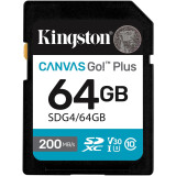 Speicherkarte 64GB SD Kingston Canvas Go! Plus (SDG4/64GB)