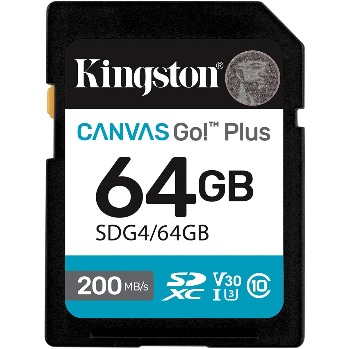Speicherkarte 64GB SD Kingston Canvas Go! Plus (SDG4/64GB)