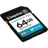 Speicherkarte 64GB SD Kingston Canvas Go! Plus (SDG4/64GB)