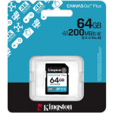 Speicherkarte 64GB SD Kingston Canvas Go! Plus (SDG4/64GB)