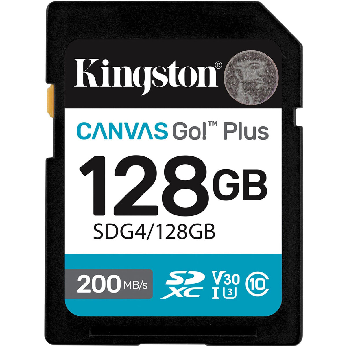 carte mémoire 128GB SD Kingston Canvas Go! Plus (SDG4/128GB)