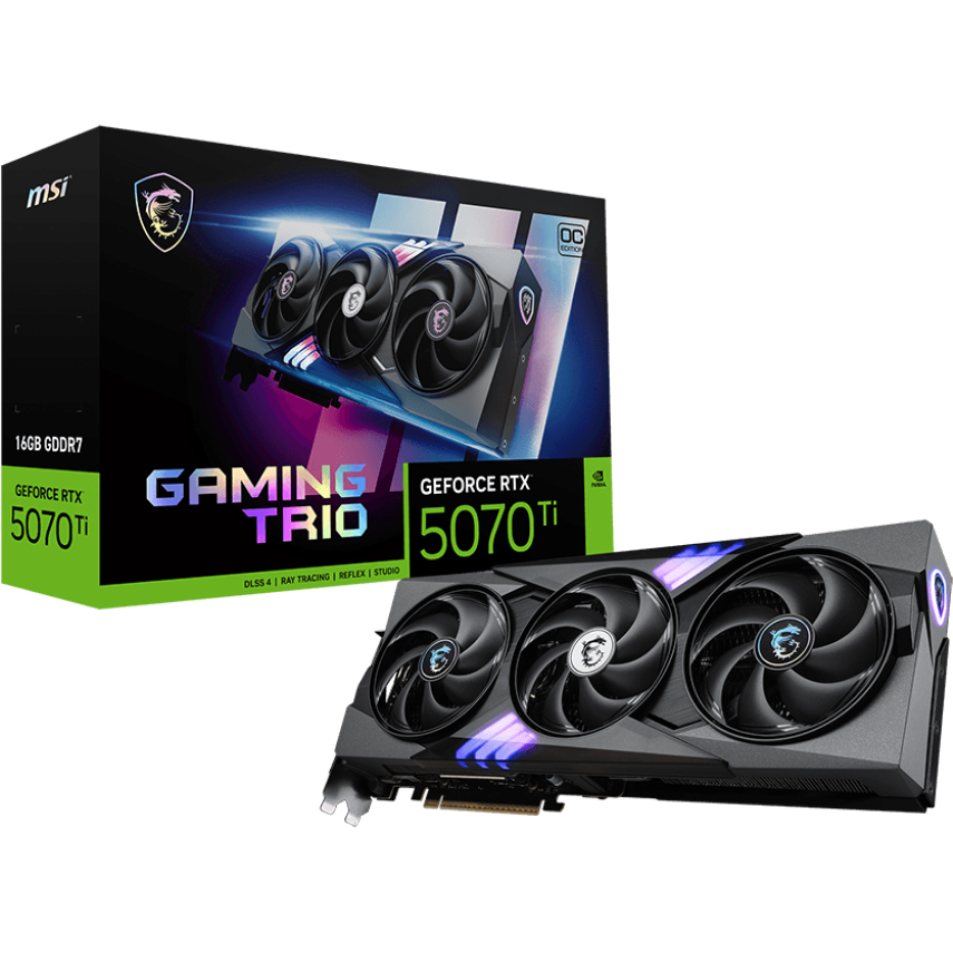 carte graphique NVIDIA GeForce RTX 5070 Ti MSI OC 16GB (RTX 5070 Ti 16G GAMING TRIO OC) - photo 7