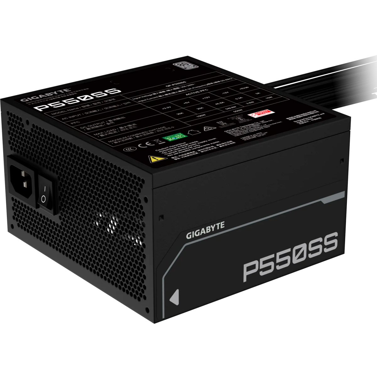 Power supply 550W Gigabyte GP-P550SS - photo 5