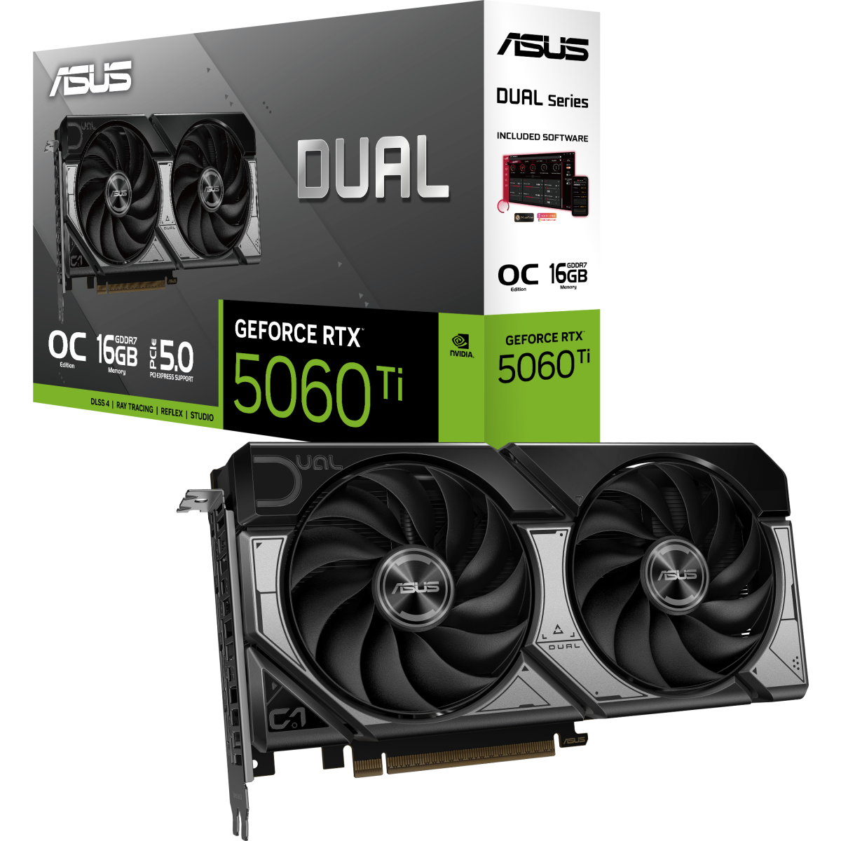 Graphics Card NVIDIA GeForce RTX 5060 Ti ASUS OC 16GB (DUAL-RTX5060TI-O16G) - photo 8