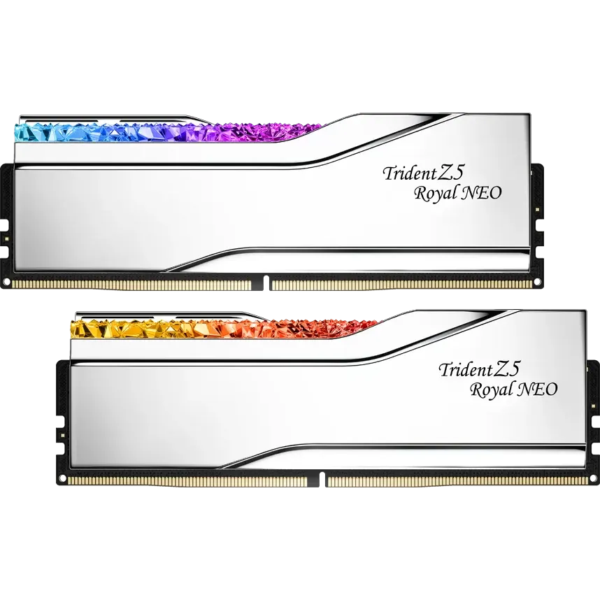 Arbeitsspeicher 32GB DDR5 6000MHz G.Skill Trident Z5 Royal Neo RGB (F5-6000J2836G16GX2-TR5NS) (2x16GB KIT) - Foto 3