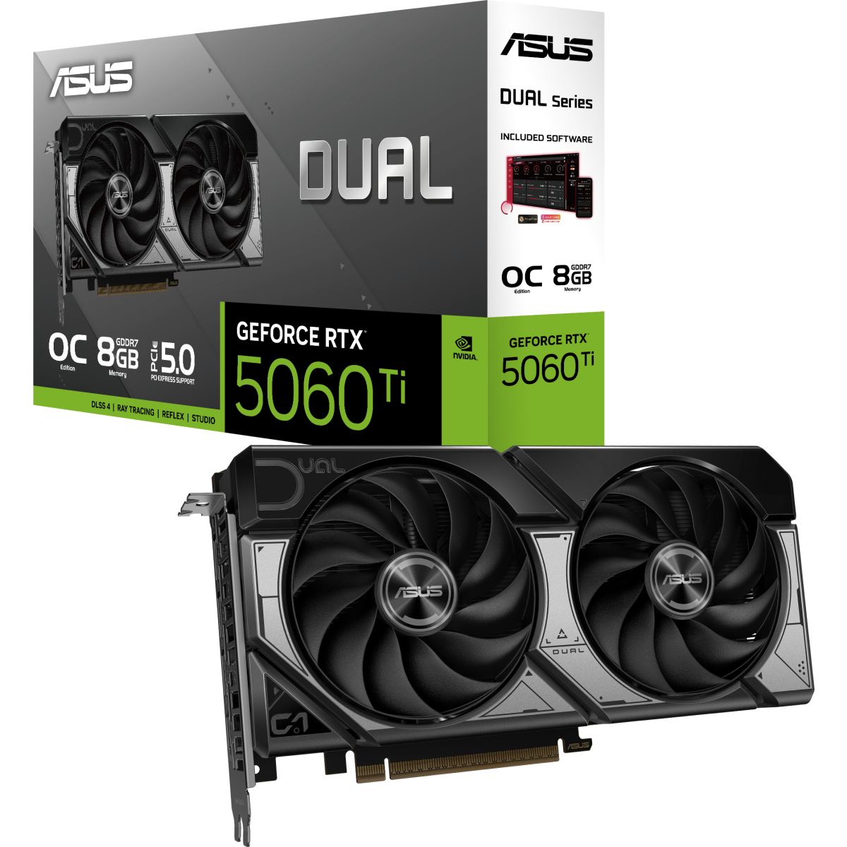 graphics card NVIDIA GeForce RTX 5060 Ti ASUS OC 8GB (DUAL-RTX5060TI-O8G) - photo 8