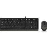 Tastatūra + pele A4Tech Fstyler F1010 Black/Grey