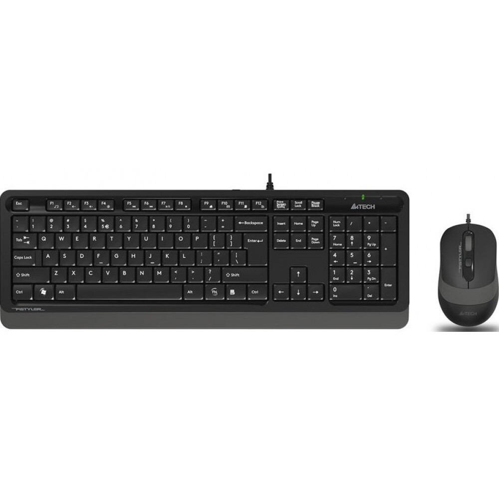 Tastatūra + pele A4Tech Fstyler F1010 Black/Grey