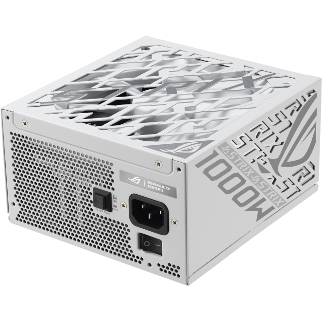 Alimentation électrique 1000W ASUS ROG Strix Platinum White Edition (ROG-STRIX-1000P-GAMING-WHITE) - 90YE00W4-B0NA00 - photo 2