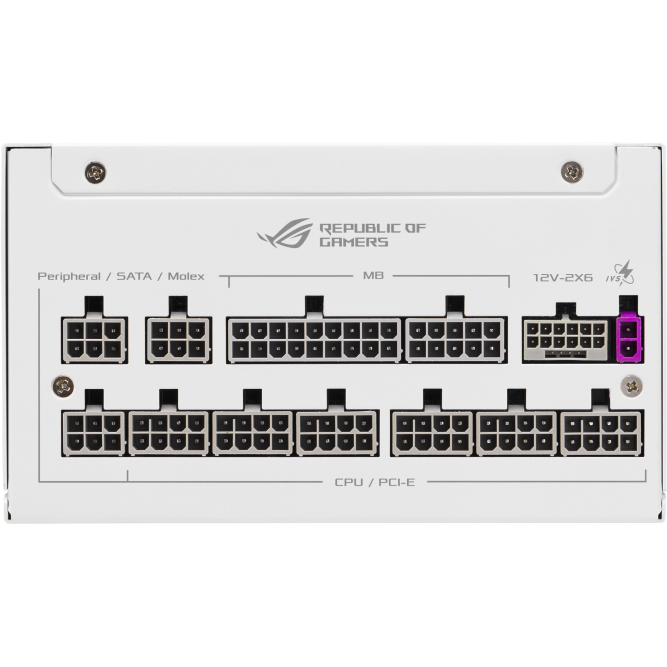 Alimentation électrique 1000W ASUS ROG Strix Platinum White Edition (ROG-STRIX-1000P-GAMING-WHITE) - 90YE00W4-B0NA00 - photo 4