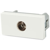 TV rozete Hyperline M45/2-PAL-WH