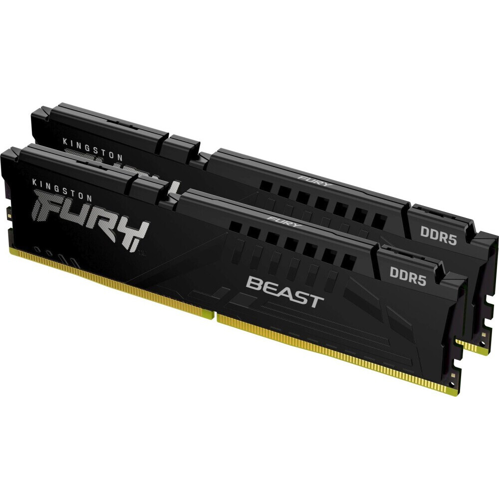 Arbeitsspeicher 64GB DDR5 5600MHz Kingston Fury Beast (KF556C36BBE2K2-64) (2x32GB KIT)