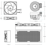 Liquid cooling system Arctic Liquid Freezer III Pro 240 Black (ACFRE00178A)
