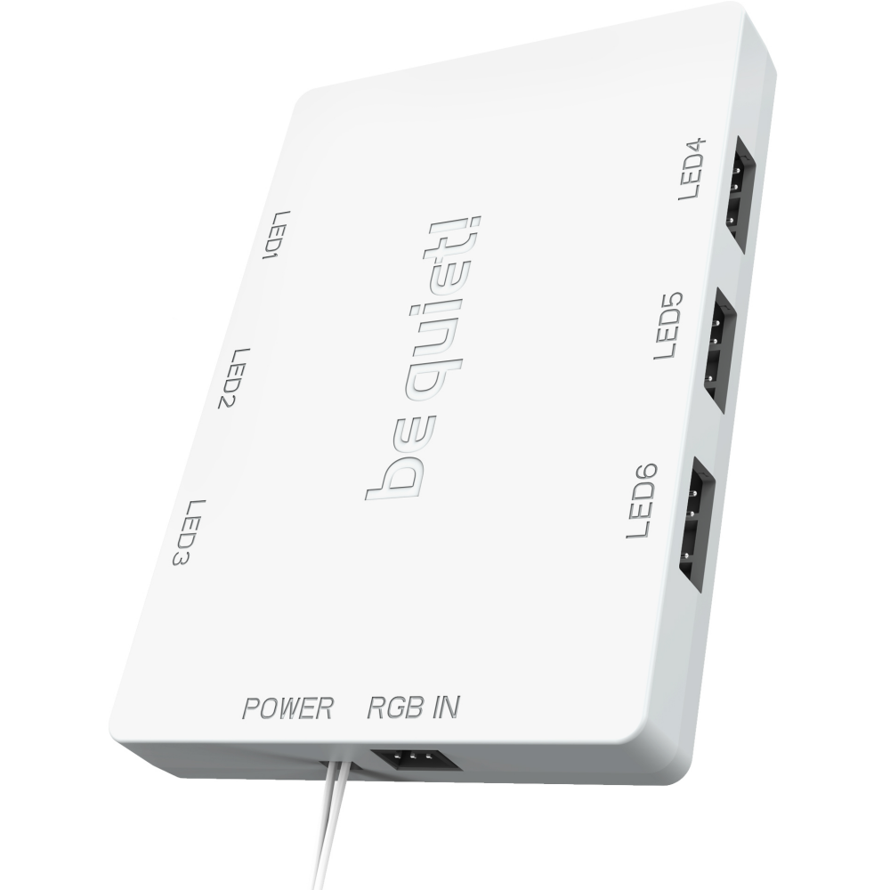 Ventilateur de boîtier Be Quiet Light Wings White 120mm High-Speed PWM, 3 pcs - BL101 - photo 5